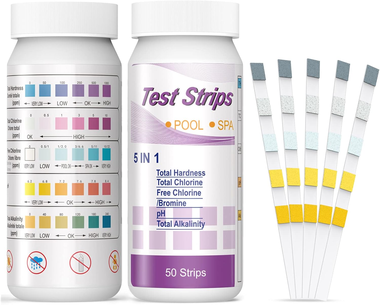 Marine Test Kit - 50 adet Çok Amaçlı 5 in