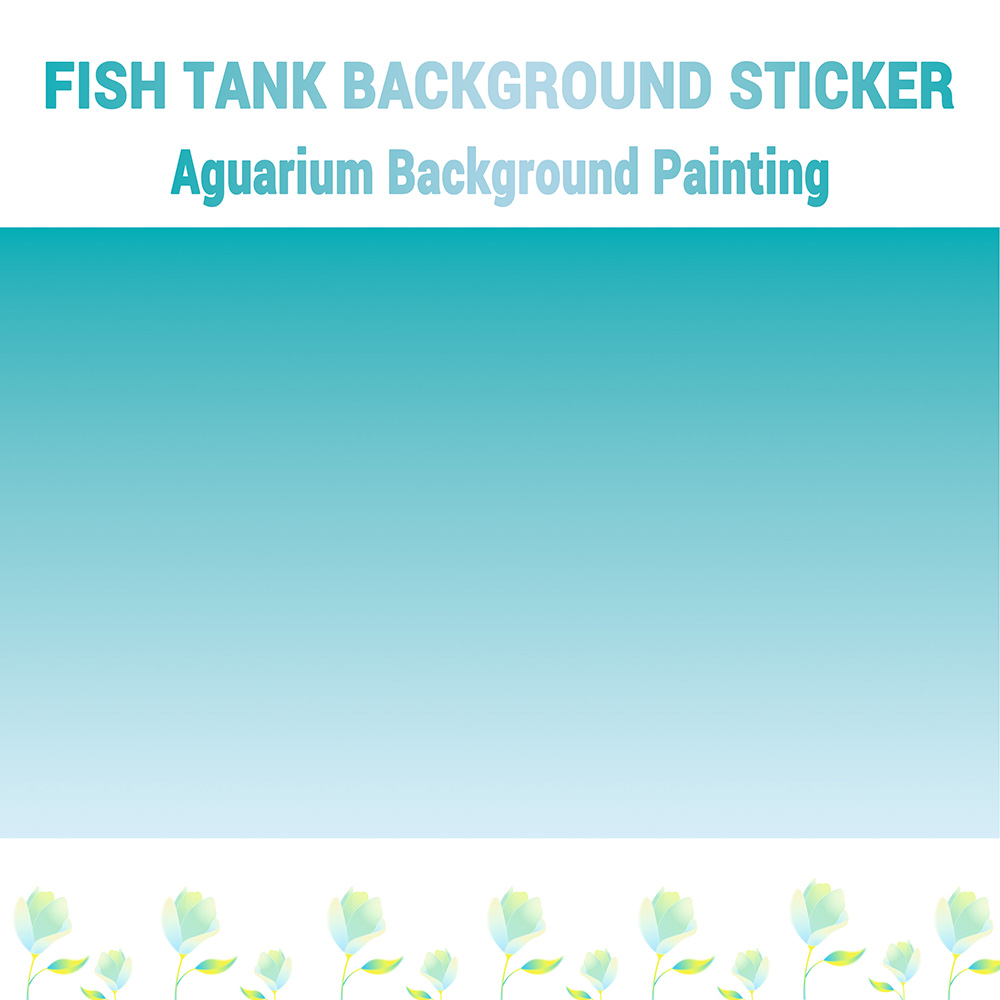 Marine Aquarium Glue - Mavi ve Beyaz Gradyan, Balık Tankı
