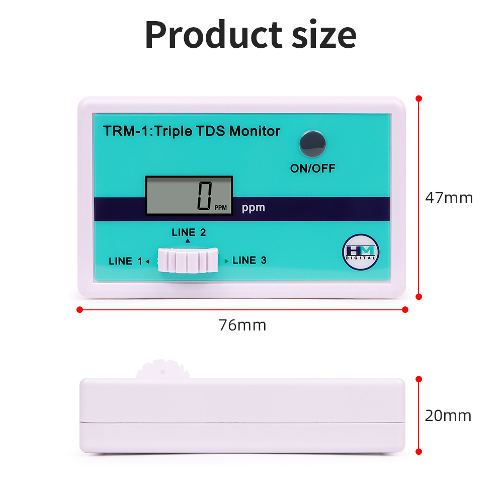 SM1 Tek/TRM1 Üçlü TDS Metre Çe - Marine Test Kit incelemesi ve fiyatı