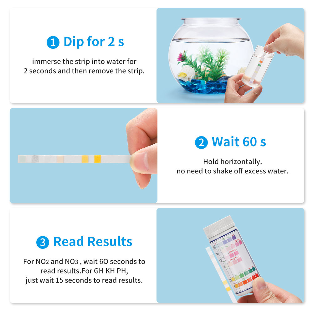 6-In-1 su kalitesi Test şeritl - Marine Test Kit incelemesi ve fiyatı