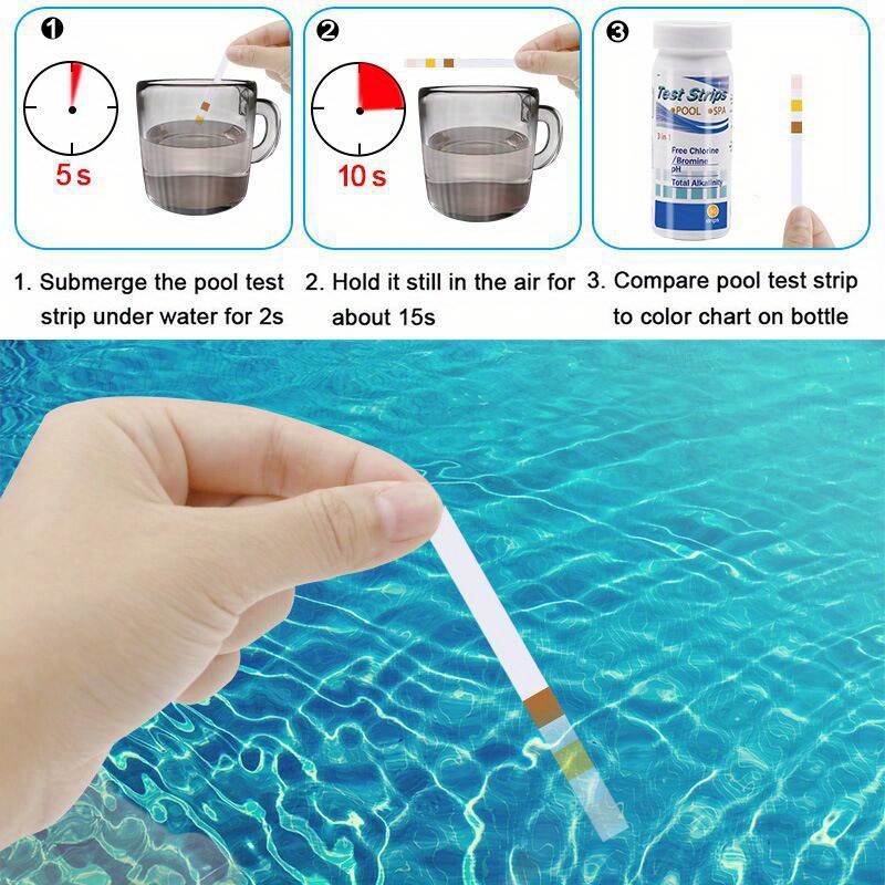 Klor PH Test Şeritleri SPA Yüz - Marine Test Kit incelemesi ve fiyatı