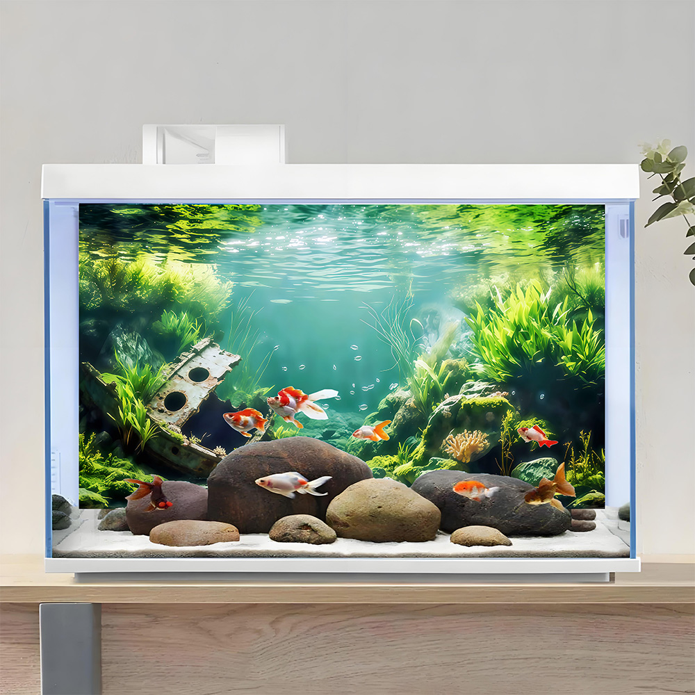 Akvaryum Arka Plan Çıkartması, - Marine Aquarium Glue incelemesi ve fiyatı