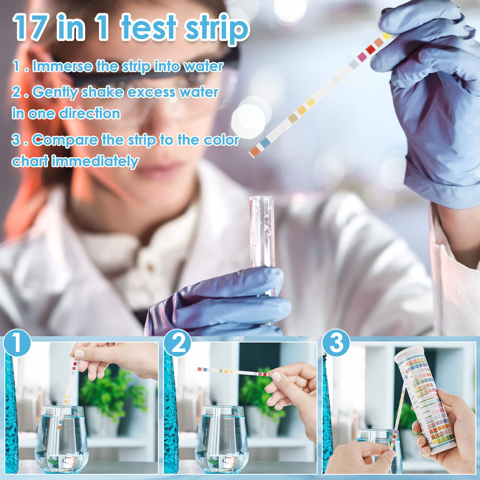 5-17 in 1 Akvaryum Test Şeritl - Marine Test Kit incelemesi ve fiyatı
